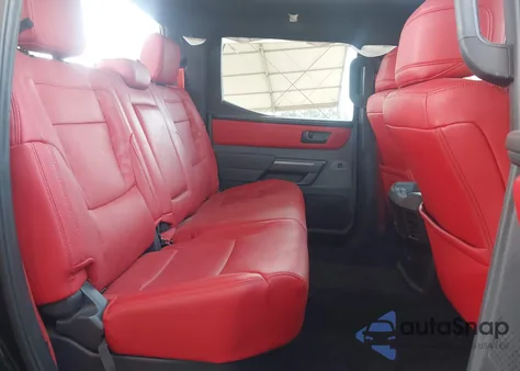 2025 Toyota Tundra Hybrid Trd Pro Hybrid Crewmax 5.5' Bed from USA, damaged, VIN 5TFPC5DB5SX099388